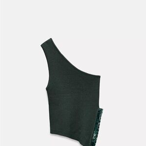 Zara Asymmetrical Knit Top